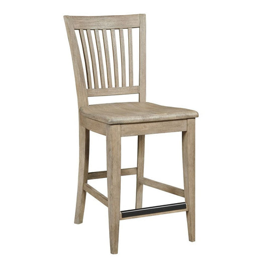 Counter Height Slat Back Chair