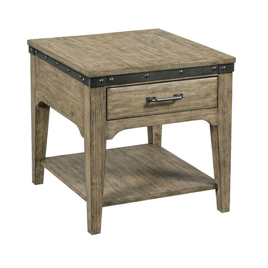 Artisans Rectangular Drawer End Table