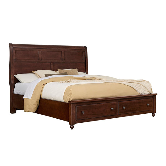 Vista Queen Sleigh Storage Bed