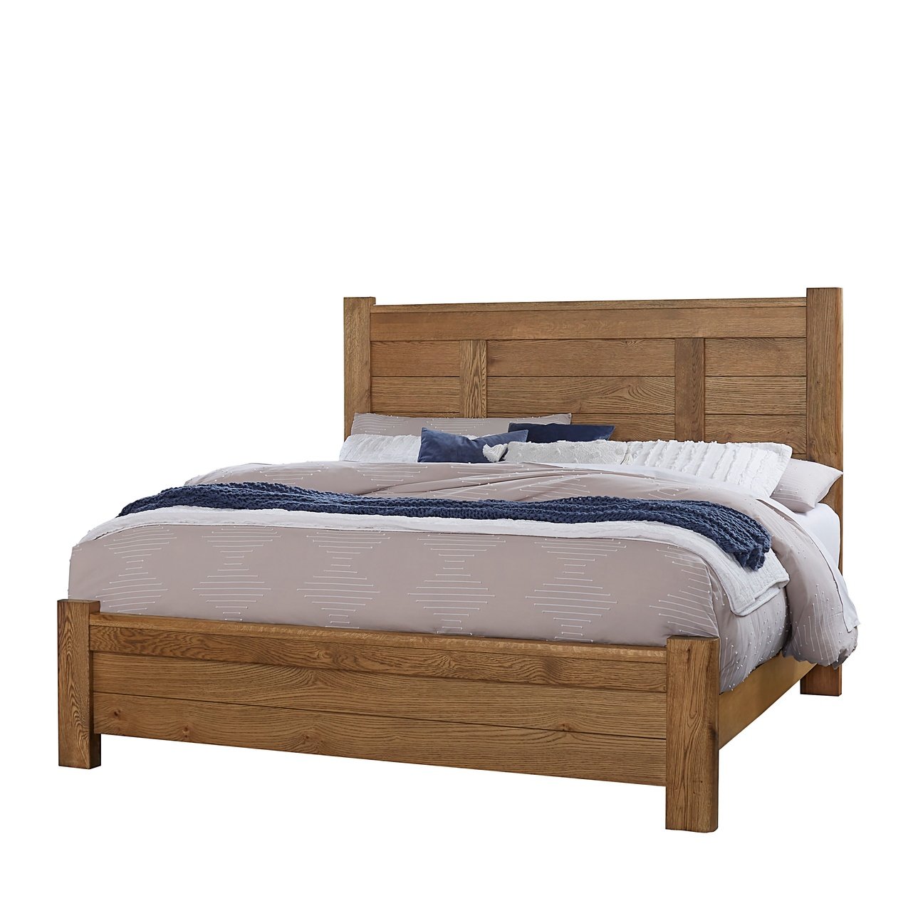 Crafted Oak Ben's Queen Poster Bed