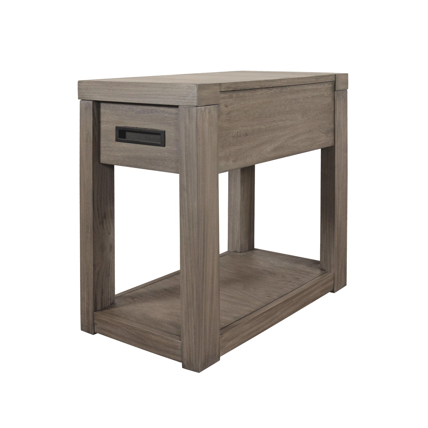 Riata Gray Chairside Table