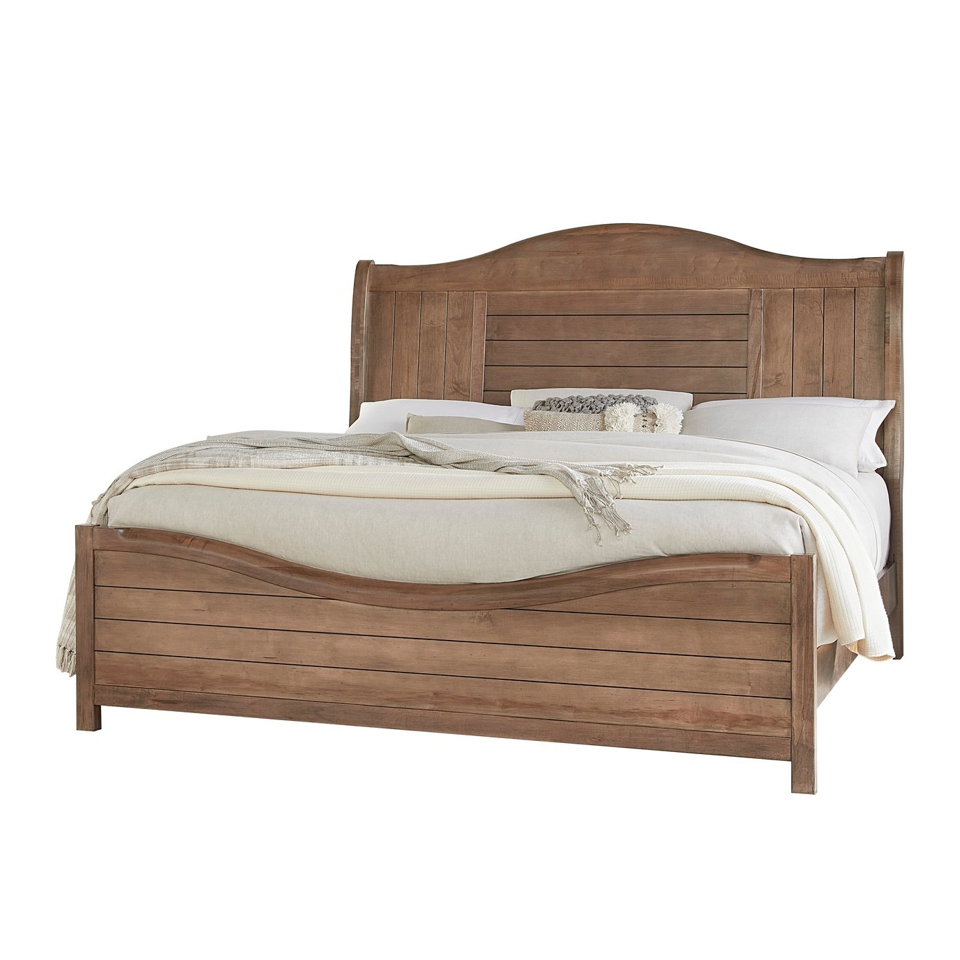 Cool Farmhouse Queen Sleigh Bed