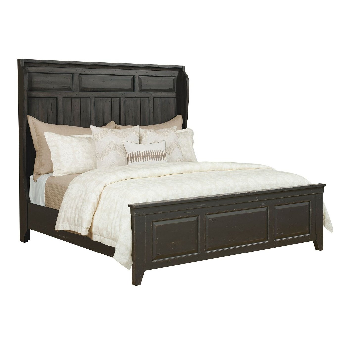 Powell Queen Shelter Bed- Anvil Finish