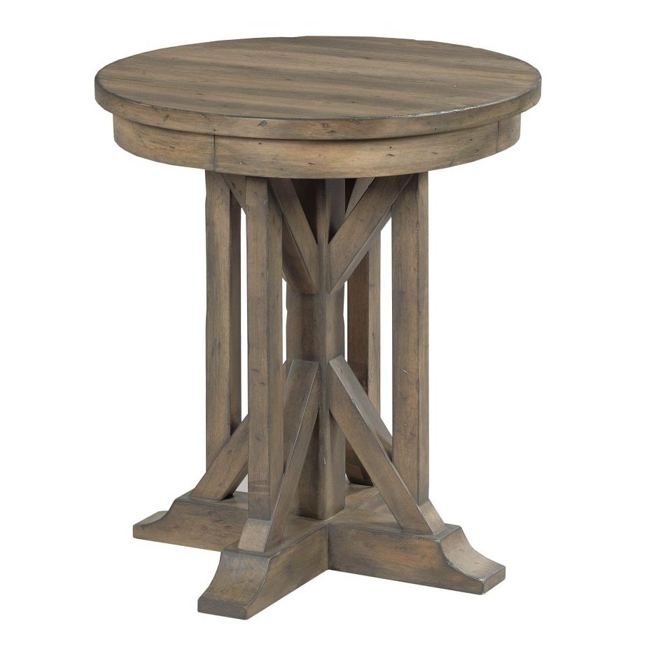 James Round End Table