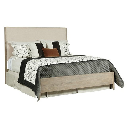 Incline Fabric Cal King Bed Medium Footboard