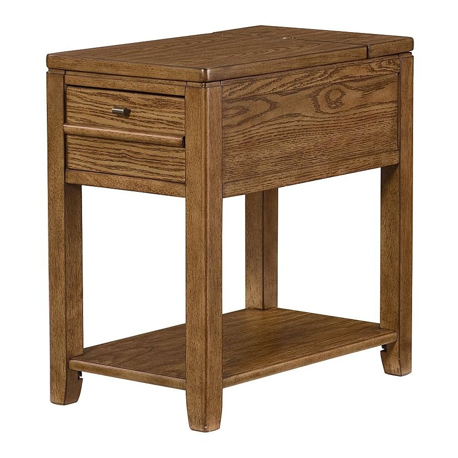 Downtown Chairside Table-Oak