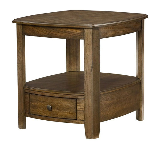 Rectangular Drawer End Table