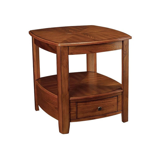 Rectangular Drawer End Table