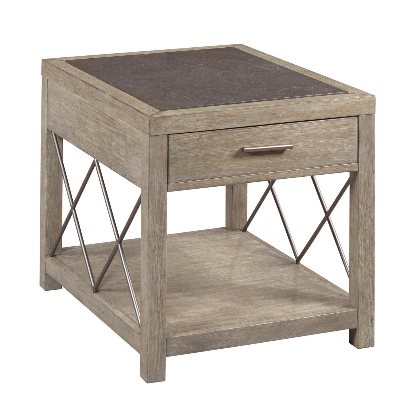 Rectangular Drawer End Table