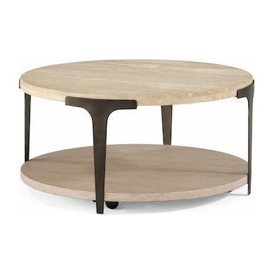 Omni Round Coffee Table with Casters